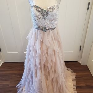 Ruffle Prom Dress